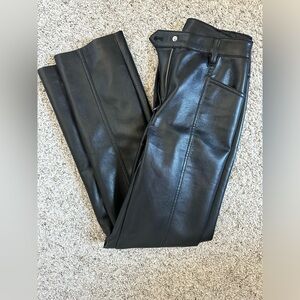 Aritzia Wilfred Rebel Vegan Leather Pants